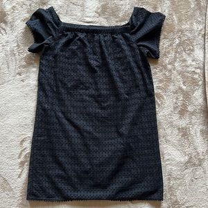 Michael Stars off the shoulder eyelet dress. Size L